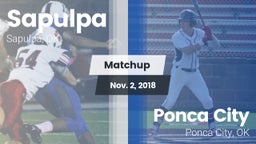Matchup: Sapulpa vs. Ponca City  2018