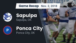 Recap: Sapulpa  vs. Ponca City  2018