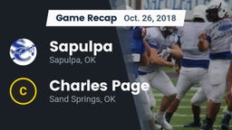 Recap: Sapulpa  vs. Charles Page  2018