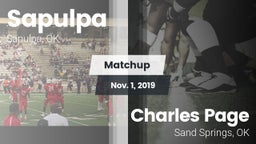 Matchup: Sapulpa vs. Charles Page  2019