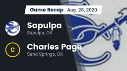 Recap: Sapulpa  vs. Charles Page  2020