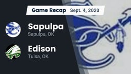 Recap: Sapulpa  vs. Edison  2020