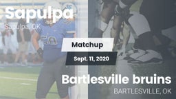 Matchup: Sapulpa vs. Bartlesville bruins  2020