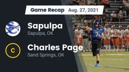 Recap: Sapulpa  vs. Charles Page  2021