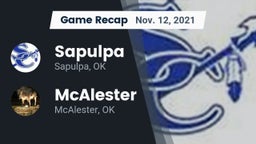 Recap: Sapulpa  vs. McAlester  2021