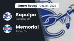 Recap: Sapulpa  vs. Memorial  2022