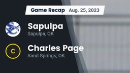 Recap: Sapulpa  vs. Charles Page  2023