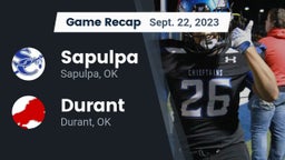 Recap: Sapulpa  vs. Durant  2023
