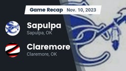 Recap: Sapulpa  vs. Claremore  2023
