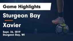 Sturgeon Bay  vs Xavier  Game Highlights - Sept. 26, 2019
