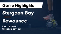 Sturgeon Bay  vs Kewaunee  Game Highlights - Oct. 10, 2019