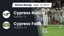 Recap: Cypress Ranch  vs. Cypress Falls  2017