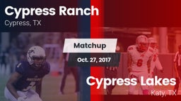 Matchup: Cypress Ranch High vs. Cypress Lakes  2017