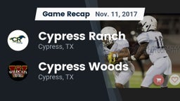 Recap: Cypress Ranch  vs. Cypress Woods  2017