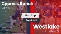 Matchup: Cypress Ranch High vs. Westlake  2019