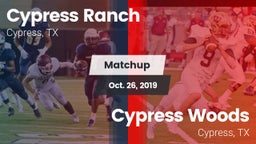 Matchup: Cypress Ranch High vs. Cypress Woods  2019