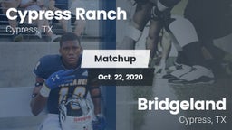 Matchup: Cypress Ranch High vs. Bridgeland  2020