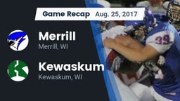 Recap: Merrill  vs. Kewaskum  2017