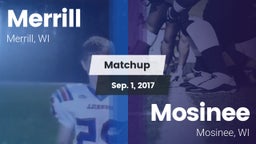 Matchup: Merrill  vs. Mosinee  2017