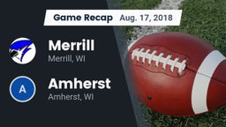 Recap: Merrill  vs. Amherst  2018