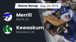 Recap: Merrill  vs. Kewaskum  2018