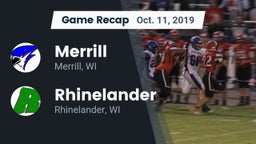 Recap: Merrill  vs. Rhinelander  2019