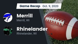 Recap: Merrill  vs. Rhinelander  2020