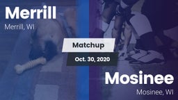 Matchup: Merrill  vs. Mosinee  2020