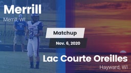 Matchup: Merrill  vs. Lac Courte Oreilles  2020