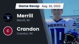 Recap: Merrill  vs. Crandon  2022