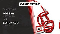 Recap: Odessa  vs. Coronado  2016