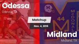 Matchup: Odessa  vs. Midland  2016