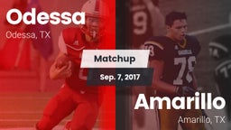 Matchup: Odessa  vs. Amarillo  2017