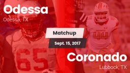 Matchup: Odessa  vs. Coronado  2017