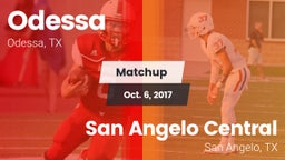 Matchup: Odessa  vs. San Angelo Central  2017