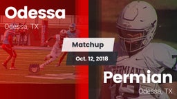 Matchup: Odessa  vs. Permian  2018