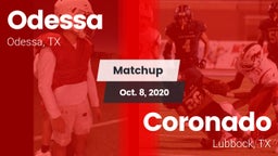 Matchup: Odessa  vs. Coronado  2020