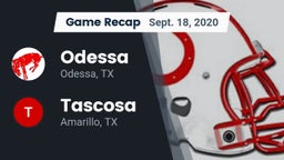 Recap: Odessa  vs. Tascosa  2020