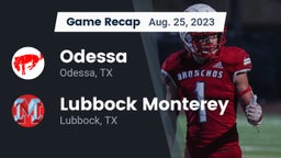 Recap: Odessa  vs. Lubbock Monterey  2023