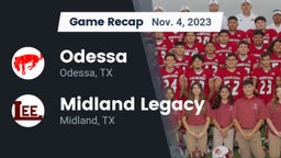 Recap: Odessa  vs. Midland Legacy  2023
