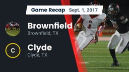 Recap: Brownfield  vs. Clyde  2017