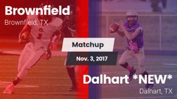 Matchup: Brownfield High vs. Dalhart  *NEW* 2017