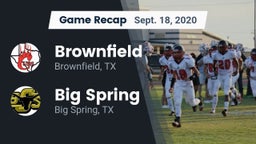 Recap: Brownfield  vs. Big Spring  2020