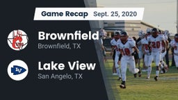 Recap: Brownfield  vs. Lake View  2020