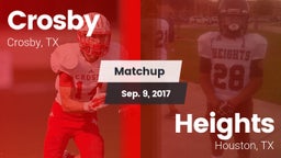 Matchup: Crosby  vs. Heights  2017