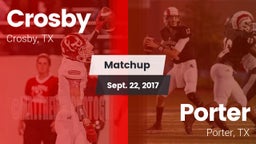 Matchup: Crosby  vs. Porter  2017