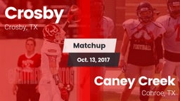 Matchup: Crosby  vs. Caney Creek  2017