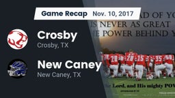 Recap: Crosby  vs. New Caney  2017