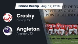 Recap: Crosby  vs. Angleton  2018