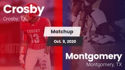 Matchup: Crosby  vs. Montgomery  2020